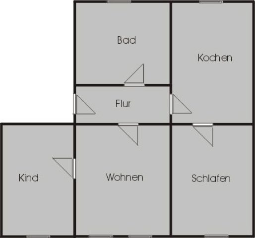 3-Zimmerwohnung direkt in der Fußgängerzone von Ilmenau