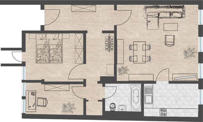 2-3 Raumwohnung in Ilmenau