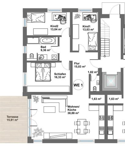 exklusive 4-Zimmerwohnung in einer neu gebauten Wohnanlage am Ilmufer in Ilmenau